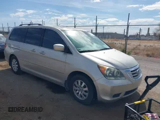 2008 Honda Odyssey EX-L with VIN 5FNRL38648B402481, listed as a IAAI auction lot 41902388 with 185,593 mi miles. Bid and sale history available at carsss.com. Image 1.