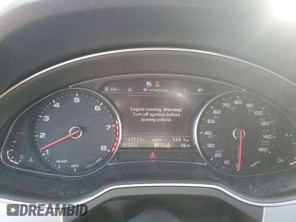 2017 Audi Q7 Premium with VIN WA1AHAF78HD039960, listed as a Copart auction lot 57994115 with 122,511 mi miles and Clean title. Bid and sale history available at DreamBid. Image 9.