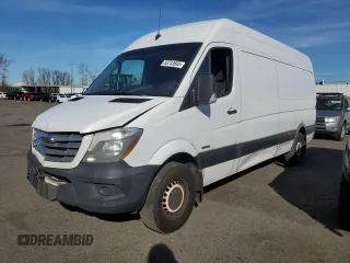 2016 Freightliner Sprinter with VIN WDYPE8DD0GP237024, listed as a Copart auction lot 50743695 with 343,473 mi miles and Salvage Title. Bid and sale history available at DreamBid. Image 1.