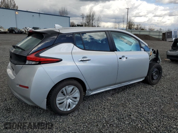 2024 Nissan LEAF S with VIN 1N4AZ1BV7RC556039, listed as a Copart auction lot 49458035 with 3,734 mi miles and Salvage title. Bid and sale history available at DreamBid. Image 3.
