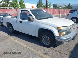 2006 GMC Canyon Work Truck z VIN 1GTCS146468130773, wystawiony jako IAAI lot #42301646 z przebiegiem 114 703 mil mil oraz . Historia ofert i sprzedaży dostępna na DreamBid. Obrazek 1.