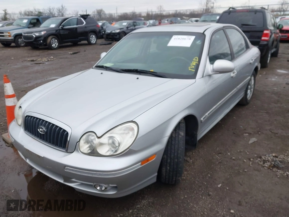 2005 Hyundai Sonata GLS with VIN KMHWF35H15A134005, listed as a IAAI auction lot 41820678 with 142,162 mi miles. Bid and sale history available at carsss.com. Image 2.