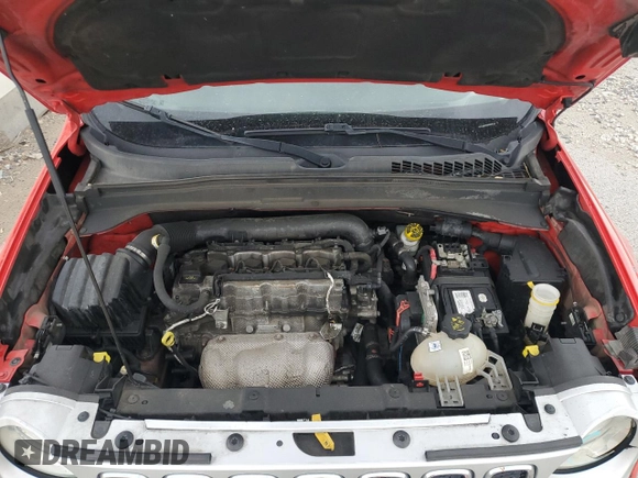 2015 Jeep Renegade Limited with VIN ZACCJBDT0FPB70154, listed as a Copart auction lot 60087705 with 156,264 mi miles and Salvage title. Bid and sale history available at DreamBid. Image 12.