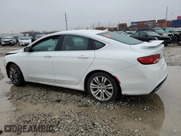 2015 Chrysler 200 Limited with VIN 1C3CCCAB4FN752287, listed as a Copart auction lot 85688124 with Not Provided miles and Non Repairable. Bid and sale history available at DreamBid. Image 2.