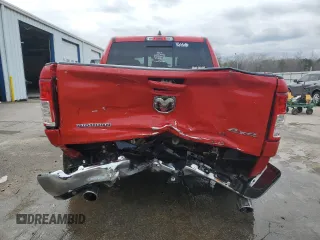 2022 Ram 1500 Big Horn with VIN 1C6SRFFT5NN187823, listed as a Copart auction lot 46137115 with 79,978 mi miles and Salvage Title. Bid and sale history available at carsss.com. Image 6.