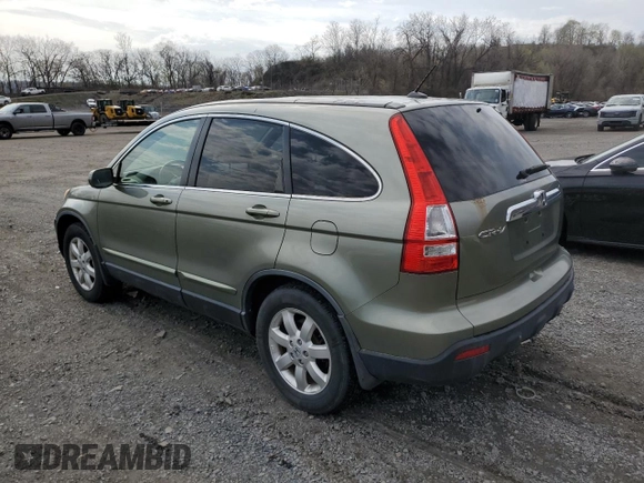 2007 Honda CR-V EX-L with VIN JHLRE48727C084402, listed as a Copart auction lot 52412135 with 177,215 mi miles and Salvage Title. Bid and sale history available at carsss.com. Image 2.