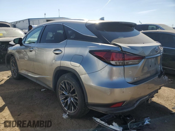 2022 Lexus RX with VIN 2T2YGMDA3NC085014, listed as a Copart auction lot 48057004 with 17,312 mi miles. Bid and sale history available at carsss.com. Image 2.