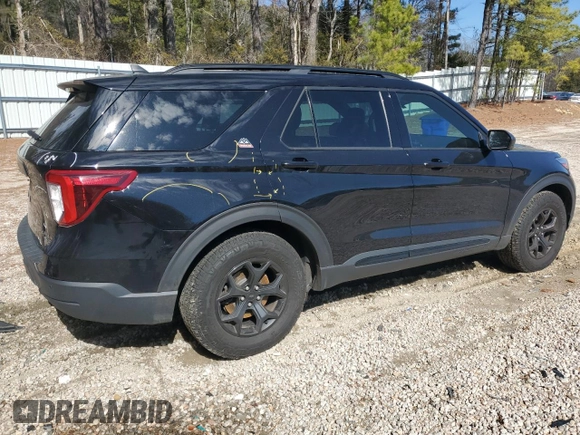 2023 Ford Explorer Timberline with VIN 1FMSK8JH8PGA13730, listed as a Copart auction lot 46119585 with 25,981 mi miles and Salvage Title. Bid and sale history available at carsss.com. Image 3.