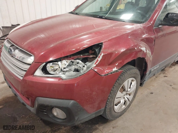 2013 Subaru Outback 2.5i with VIN 4S4BRCAC7D3312373, listed as a IAAI auction lot 41400746 with 222,458 mi miles. Bid and sale history available at carsss.com. Image 6.