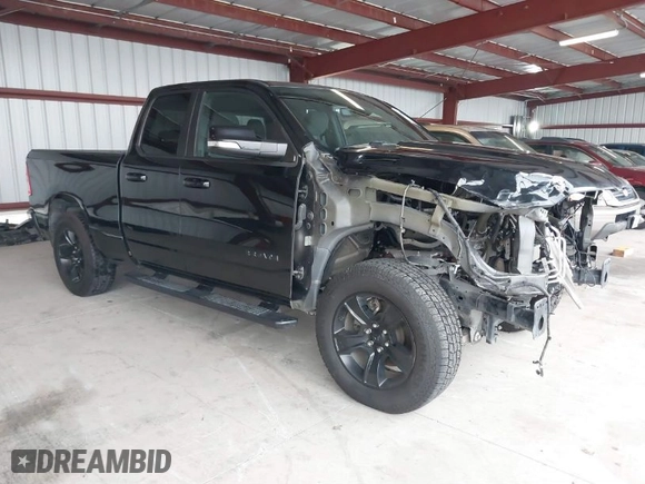 2021 Ram 1500 Big Horn with VIN 1C6SRFBT7MN822643, listed as a IAAI auction lot 41488463 with 63,753 mi miles. Bid and sale history available at carsss.com. Image 1.