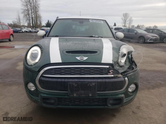 2015 MINI Cooper Hardtop S with VIN WMWXP7C58F2A38227, listed as a Copart auction lot 46132835 with NaN miles and Salvage Title. Bid and sale history available at carsss.com. Image 5.