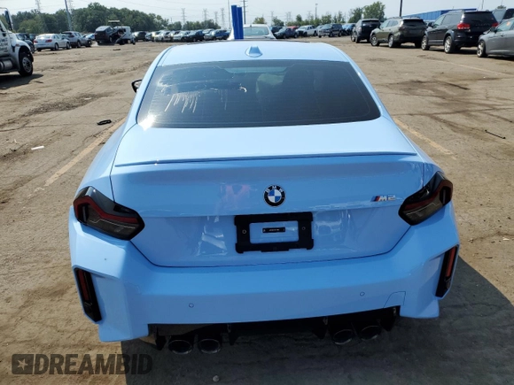 2024 BMW M2 with VIN 3MF13DM06R8E75603, listed as a Copart auction lot 70185234 with 0 mi miles and Clean Title. Bid and sale history available at carsss.com. Image 6.