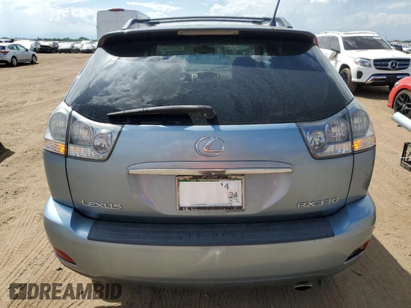 2005 Lexus RX 330 with VIN 2T2HA31U65C054348, listed as a Copart auction lot 66558754 with 237,277 mi miles and Clean Title. Bid and sale history available at carsss.com. Image 6.