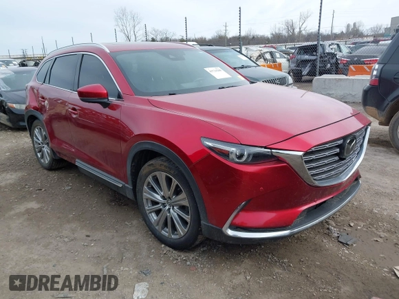 2021 Mazda CX-9 Signature with VIN JM3TCBEY0M0502938, listed as a IAAI auction lot 41734208 with 59,375 mi miles and . Bid and sale history available at carsss.com. Image 1.