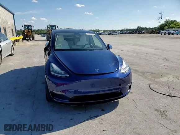 2020 Tesla Model Y Long Range with VIN 5YJYGDEE8LF034719, listed as a Copart auction lot 50888365 with 55,307 mi miles and Salvage Title. Bid and sale history available at DreamBid. Image 15.