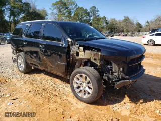 2021 Chevrolet Tahoe Premier with VIN 1GNSKSKD7MR269488, listed as a Copart auction lot 46698135 with 79,909 mi miles and Salvage Title. Bid and sale history available at carsss.com. Image 4.