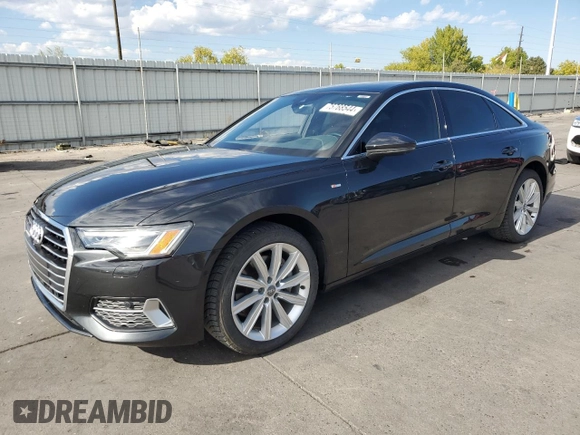 2020 Audi A6 Premium Plus with VIN WAUE8AF24LN078931, listed as a Copart auction lot 75768544 with 49,682 mi miles and Salvage Title. Bid and sale history available at carsss.com. Image 1.
