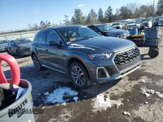 2023 Audi Q5 S line Premium with VIN WA1GAAFY8P2178097, listed as a Copart auction lot 42190525 with 11,436 mi miles and Salvage Title. Bid and sale history available at carsss.com. Image 4.