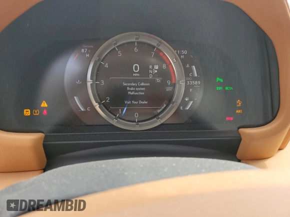 2021 Lexus LC 500h с VIN JTHBP5AY2MA100332, выставлен на аукционе Copart как лот 56463145 с пробегом 33 589 миль миль и Списание • Salvage title. История ставок и продаж доступна на DreamBid. Изображение 9.