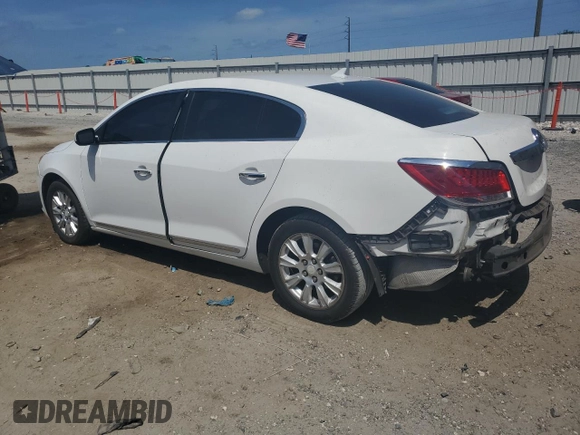 2013 Buick LaCrosse with VIN 1G4GA5ER0DF302189, listed as a Copart auction lot 54475545 with 157,615 mi miles and Salvage Title. Bid and sale history available at DreamBid. Image 2.