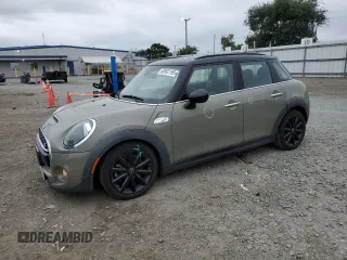 2019 MINI Hardtop 4 Door Cooper S with VIN WMWXU3C53K2H87576, listed as a Copart auction lot 58802195 with 92,210 mi miles and Salvage title. Bid and sale history available at DreamBid. Image 1.