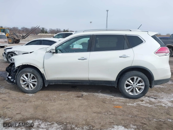 2016 Nissan Rogue S with VIN 5N1AT2MV4GC917962, listed as a IAAI auction lot 41606001 with 161,691 mi miles. Bid and sale history available at carsss.com. Image 15.