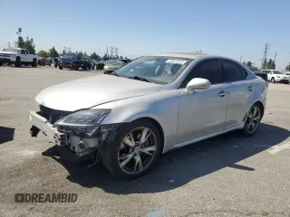 2009 Lexus IS 350 with VIN JTHBE262792017165, listed as a Copart auction lot 58847015 with 188,638 mi miles and Salvage title. Bid and sale history available at DreamBid. Image 1.