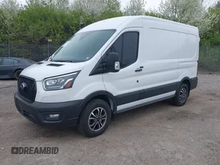 2023 Ford Transit Cargo with VIN 1FTBR1CG5PKA86059, listed as a IAAI auction lot 41951060 with 56,323 mi miles. Bid and sale history available at carsss.com. Image 18.