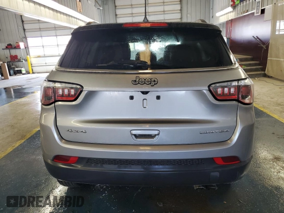 2020 Jeep Compass Limited with VIN 3C4NJDCB4LT163569, listed as a Copart auction lot 54246975 with 91,258 mi miles and Clean title. Bid and sale history available at DreamBid. Image 6.