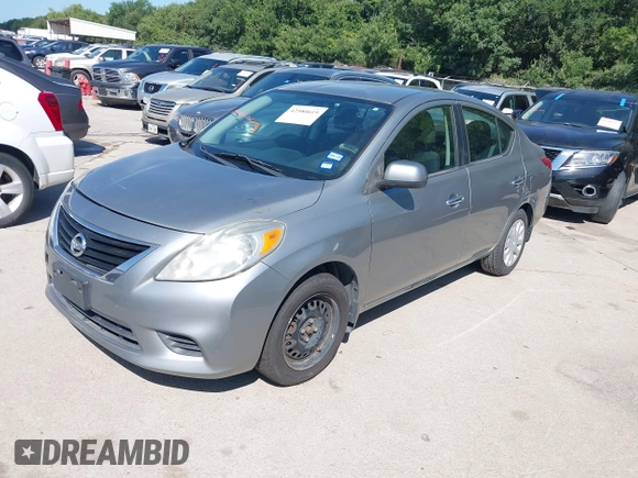 2012 Nissan Versa SV with VIN 3N1CN7APXCL873722, listed as a IAAI auction lot 42580619 with 154,220 mi miles and . Bid and sale history available at DreamBid. Image 2.