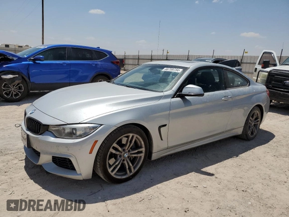 2015 BMW 4 Series 428i with VIN WBA3N7C51FK224919, listed as a Copart auction lot 66759734 with 66,705 mi miles and Clean Title. Bid and sale history available at DreamBid. Image 1.