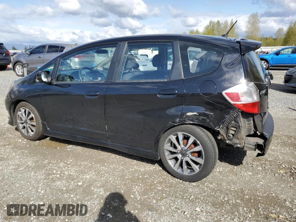 2012 Honda Fit Sport with VIN JHMGE8H58CC013885, listed as a Copart auction lot 53052205 with 144,182 mi miles and Salvage Title. Bid and sale history available at carsss.com. Image 2.