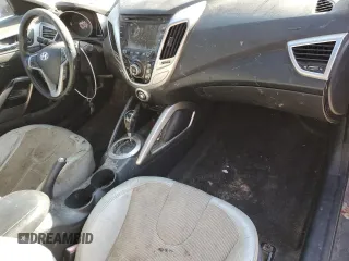 2012 Hyundai Veloster w/Red Int with VIN KMHTC6AD5CU030242, listed as a Copart auction lot 83016604 with 142,555 mi miles and Salvage title. Bid and sale history available at DreamBid. Image 8.