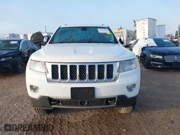 2013 Jeep Grand Cherokee Overland with VIN 1C4RJFCT1DC525098, listed as a IAAI auction lot 41593500 with 80,412 mi miles. Bid and sale history available at carsss.com. Image 12.