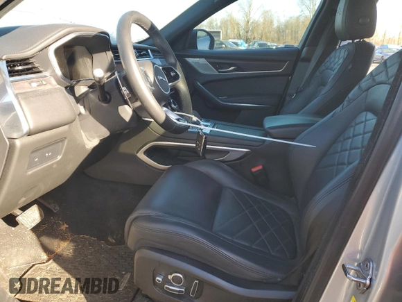 2021 Jaguar F-Pace S with VIN SADCJ2EU9MA683953, listed as a Copart auction lot 46843045 with 40,526 mi miles and Salvage title. Bid and sale history available at DreamBid. Image 7.