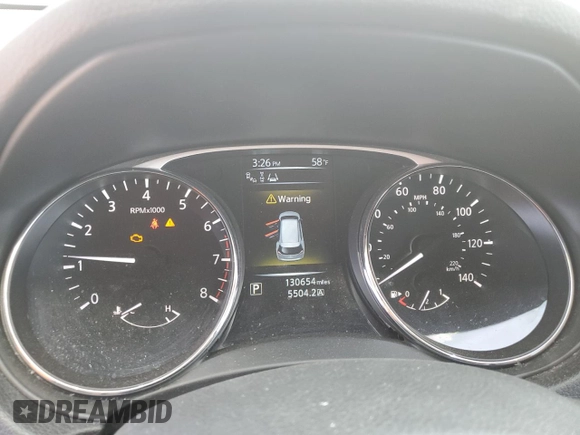 2015 Nissan Rogue SL with VIN 5N1AT2MV1FC896891, listed as a Copart auction lot 52155925 with 130,654 mi miles and Salvage Title. Bid and sale history available at carsss.com. Image 9.