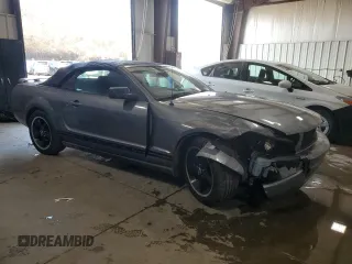 2006 Ford Mustang Standard with VIN 1ZVFT84N565111058, listed as a Copart auction lot 48254345 with Not Provided miles and Salvage Title. Bid and sale history available at carsss.com. Image 4.