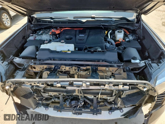 2022 Toyota Tundra Limited Hybrid with VIN 5TFJC5EC3NX001878, listed as a Copart auction lot 64201395 with 24,607 mi miles and Clean title. Bid and sale history available at DreamBid. Image 11.
