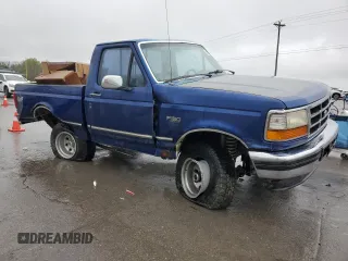 1996 Ford F-150 with VIN 1FTEF14N2TNA17129, listed as a Copart auction lot 52091965 with 243,778 mi miles and Salvage Title. Bid and sale history available at DreamBid. Image 4.