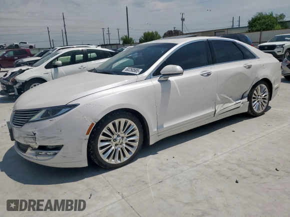 2016 Lincoln MKZ with VIN 3LN6L2GK3GR600599, listed as a Copart auction lot 60250585 with 90,192 mi miles and Salvage title. Bid and sale history available at DreamBid. Image 1.