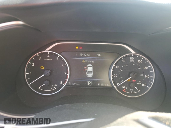 2017 Nissan Maxima SV with VIN 1N4AA6AP8HC365073, listed as a Copart auction lot 50024285 with 91,429 mi miles and Salvage Title. Bid and sale history available at DreamBid. Image 9.
