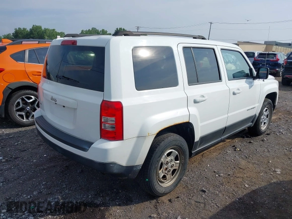 2012 Jeep Patriot Sport with VIN 1C4NJRBB9CD593909, listed as a IAAI auction lot 42715315 with 110,824 mi miles and . Bid and sale history available at DreamBid. Image 4.