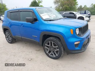 2020 Jeep Renegade Sport with VIN ZACNJBAB1LPL99916, listed as a IAAI auction lot 42392529 with 31,327 mi miles and . Bid and sale history available at DreamBid. Image 1.