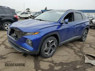 2022 Hyundai Tucson Limited with VIN 5NMJE3AE4NH075714, listed as a Copart auction lot 85157594 with 112,081 mi miles and Salvage Title. Bid and sale history available at carsss.com. Image 1.