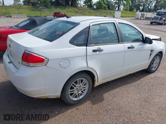 2008 Ford Focus SE with VIN 1FAHP35N18W265206, listed as a IAAI auction lot 42563966 with 122,103 mi miles and . Bid and sale history available at DreamBid. Image 4.