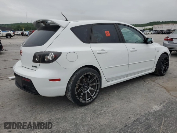 2007 Mazda 3 Mazdaspeed3 Sport z VIN JM1BK34L771748449, wystawiony jako Copart lot #54368285 z przebiegiem Nie podano mil oraz Czysty tytuł • Clean title. Historia ofert i sprzedaży dostępna na DreamBid. Obrazek 3.