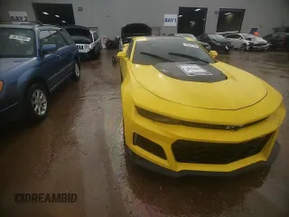 2018 Chevrolet Camaro ZL1 with VIN 1G1FK1R64J0109606, listed as a Copart auction lot 46331765 with 29,209 mi miles and Salvage Title. Bid and sale history available at DreamBid. Image 13.