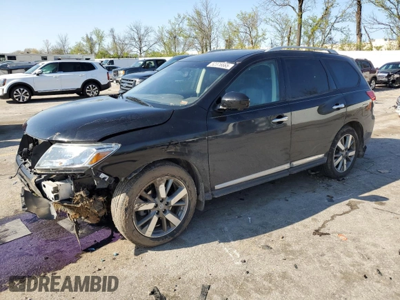 2015 Nissan Pathfinder Platinum с VIN 5N1AR2MM3FC636241, выставлен на аукционе Copart как лот 52376665 с пробегом 142 148 миль миль и Списание • Salvage title. История ставок и продаж доступна на DreamBid. Изображение 1.