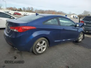 2013 Hyundai Elantra Coupe SE with VIN KMHDH6AE0DU010769, listed as a Copart auction lot 82054844 with 103,963 mi miles and Salvage Title. Bid and sale history available at carsss.com. Image 3.