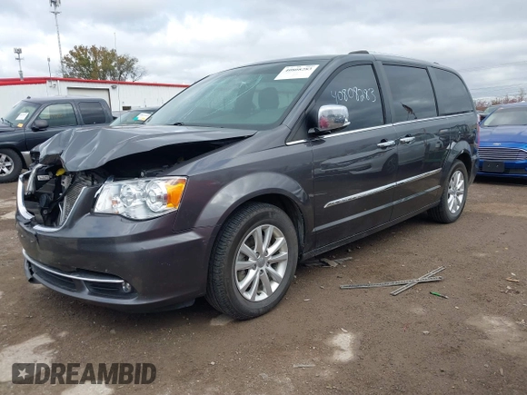 2016 Chrysler Town & Country Limited Platinum with VIN 2C4RC1GG8GR120023, listed as a IAAI auction lot 40808283 with 162,560 mi miles. Bid and sale history available at carsss.com. Image 17.
